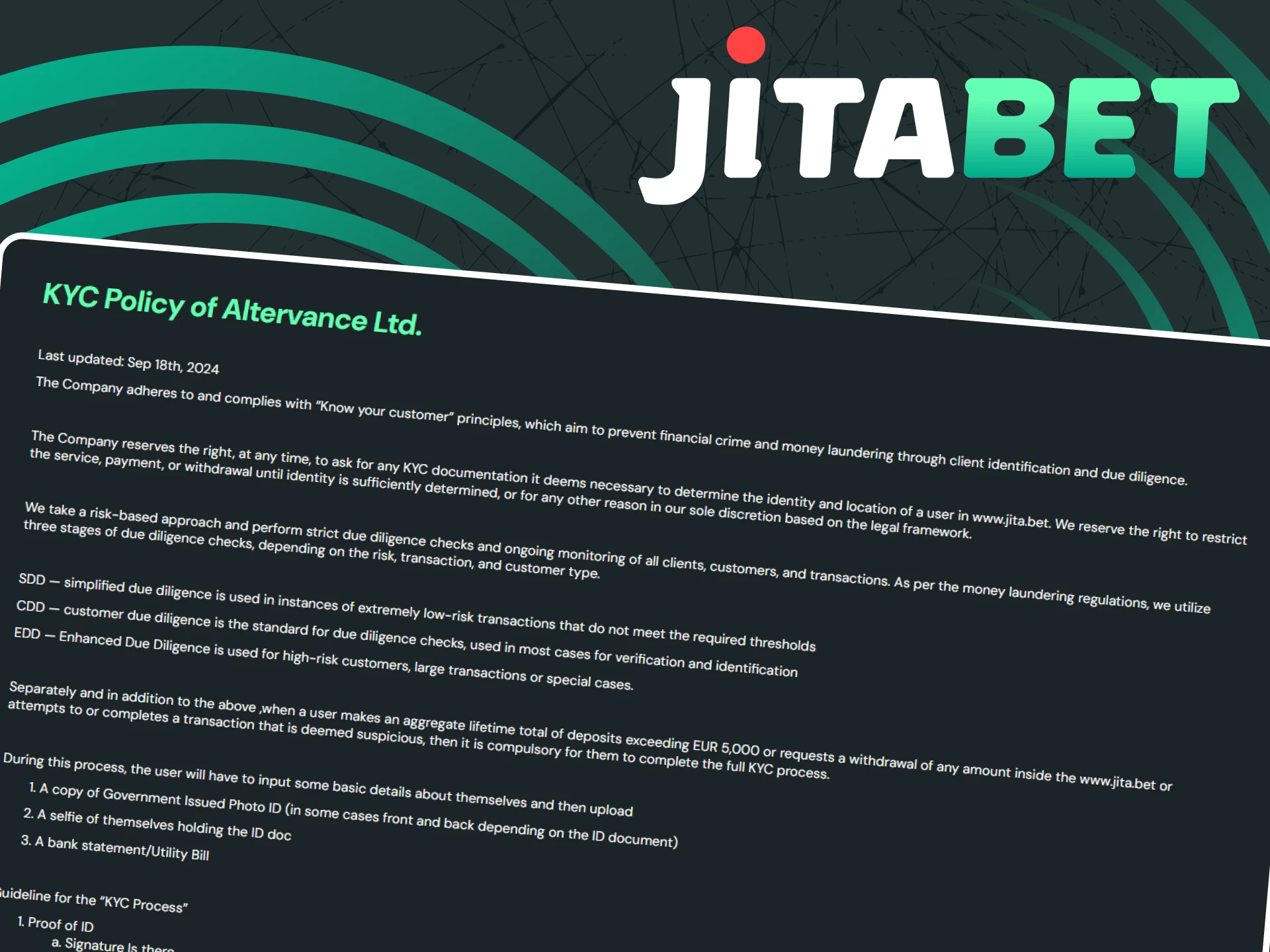Jitabet website is safe and fights against fraud.