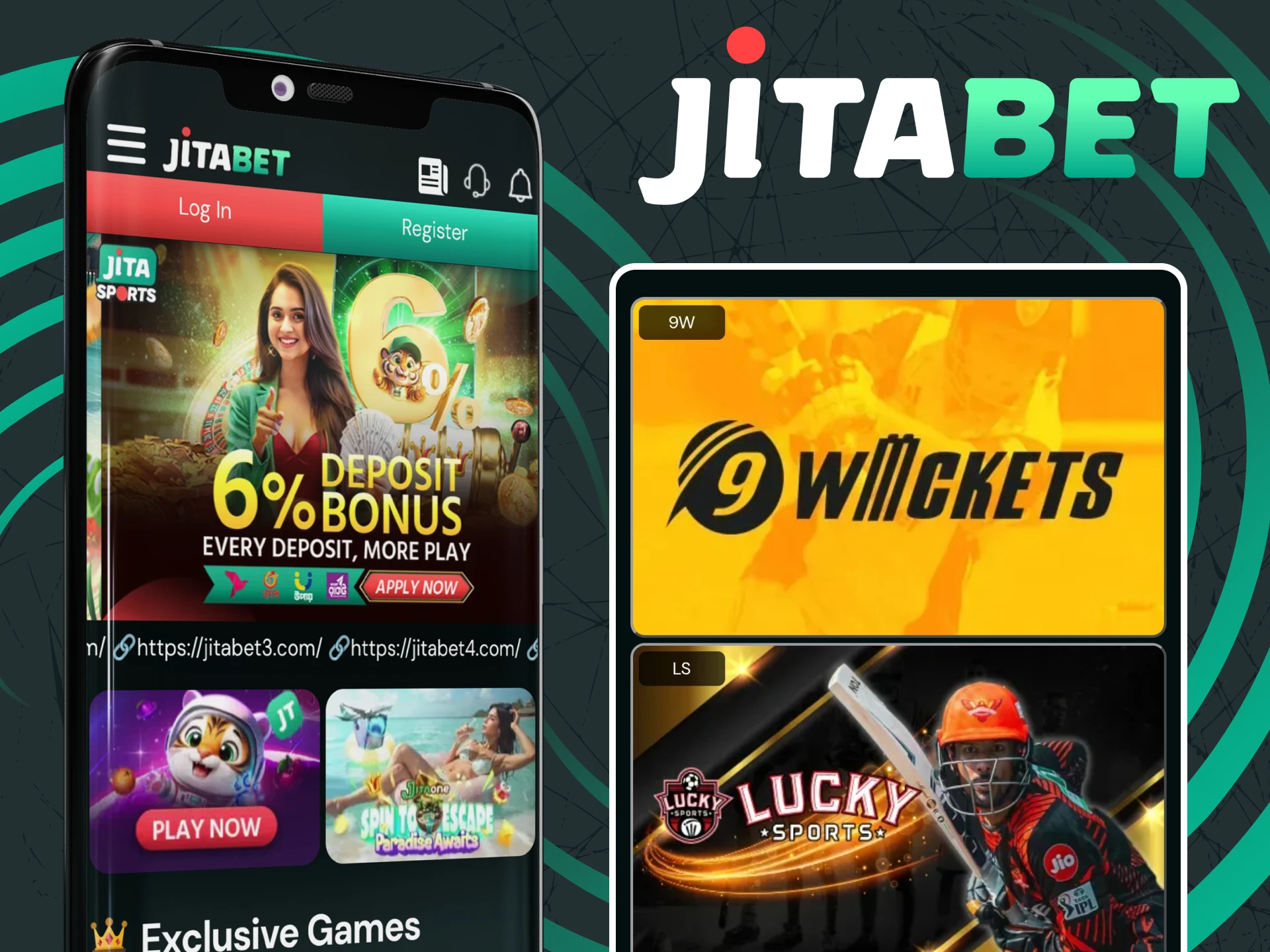 In the Jitabet application you will find many advantages.