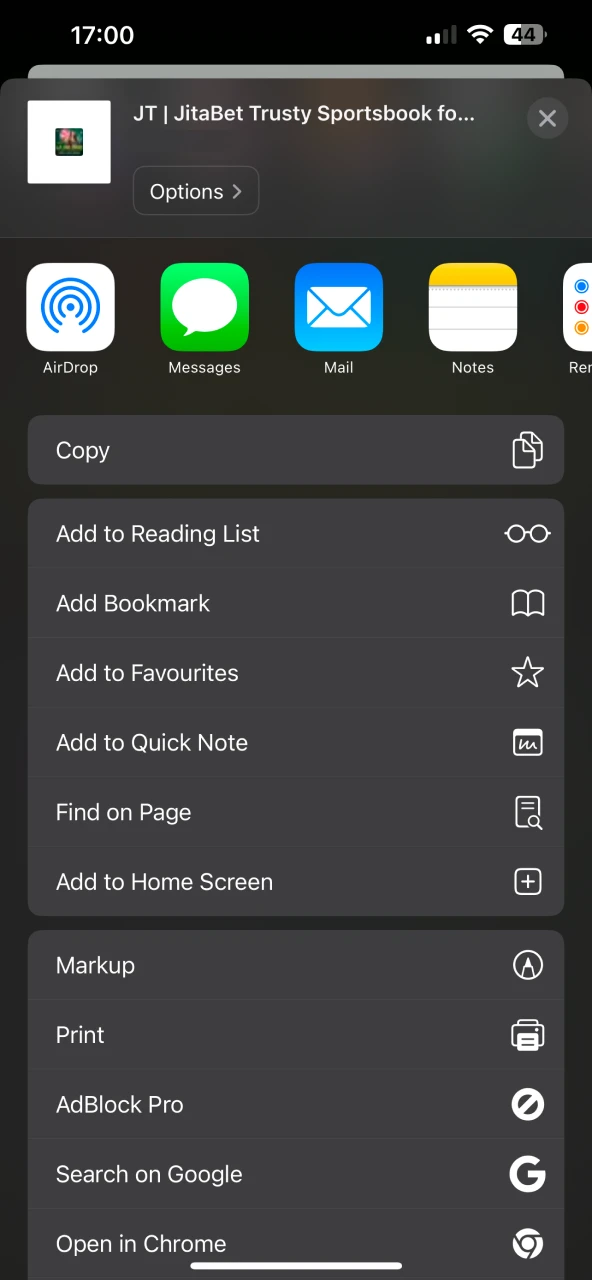 Click the add button to the main screen of the Jitabet iOS app.