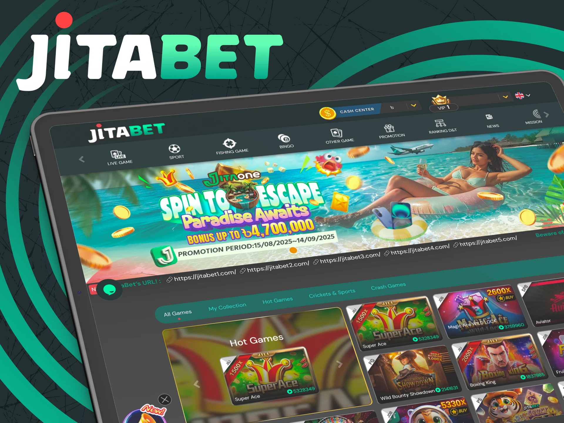Many users choose the Jitabet website.