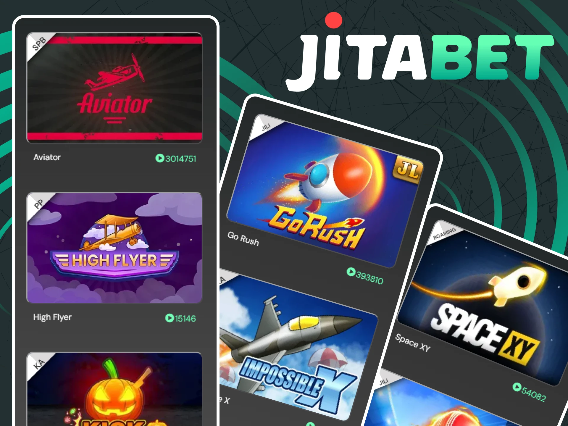 Crash games are ideal for playing on Jitabet.