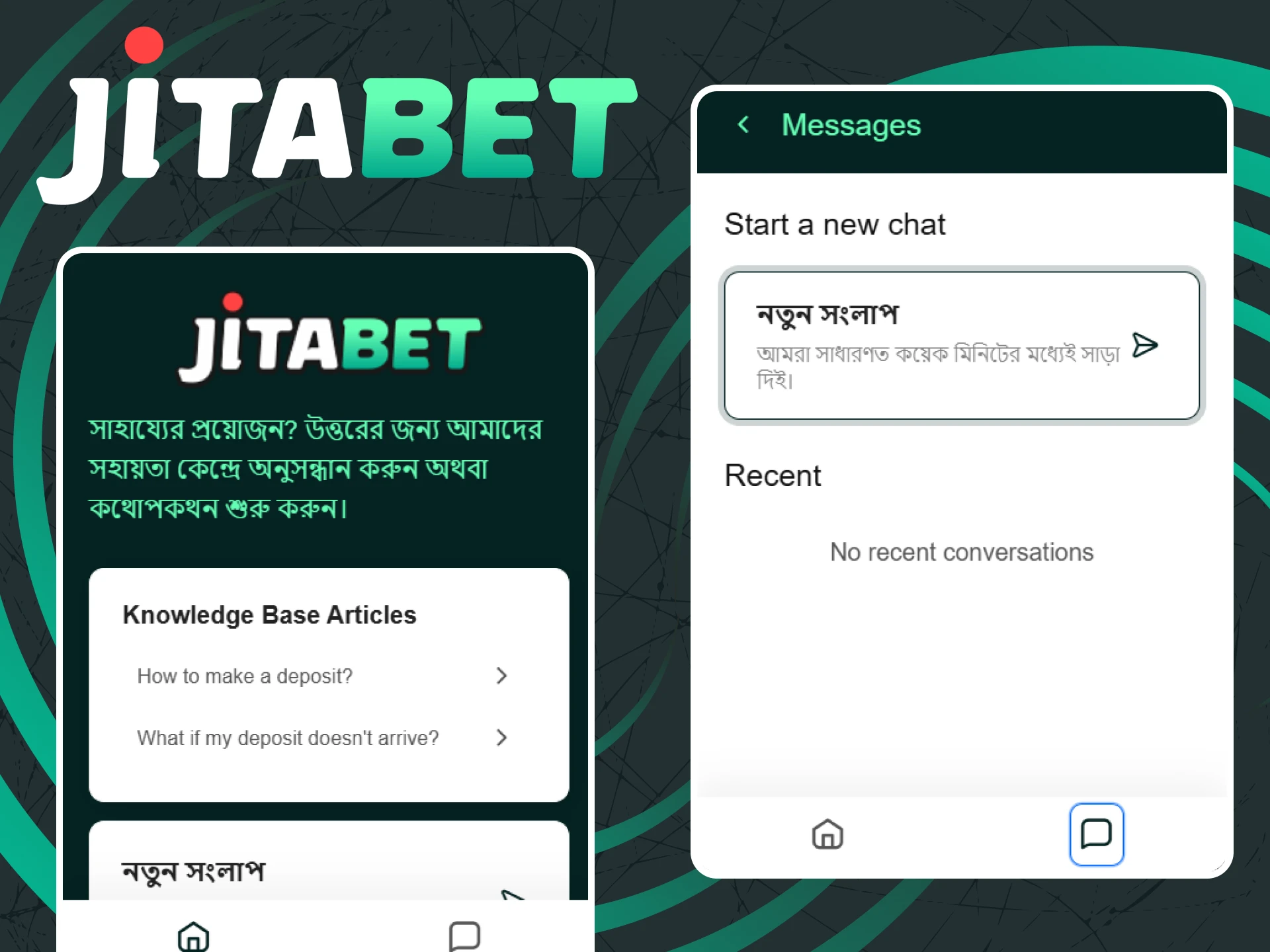 You can always contact the support of the Jitabet website.