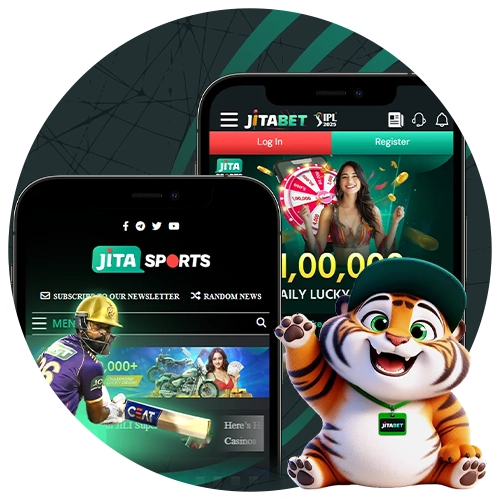 Jitabet mobile app for Android and iOS to bet anytime, anywhere.