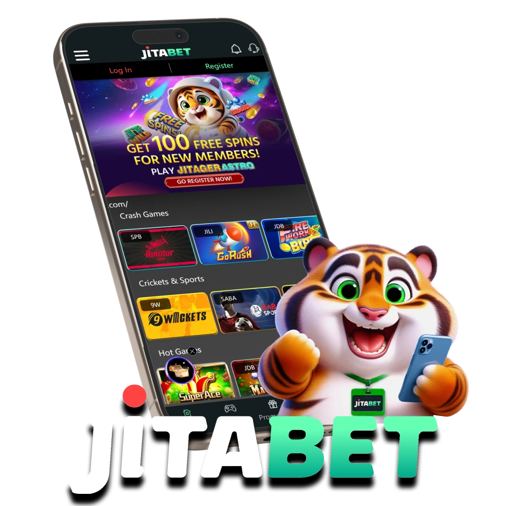Choose the Jitabet app for sports betting and casino games.